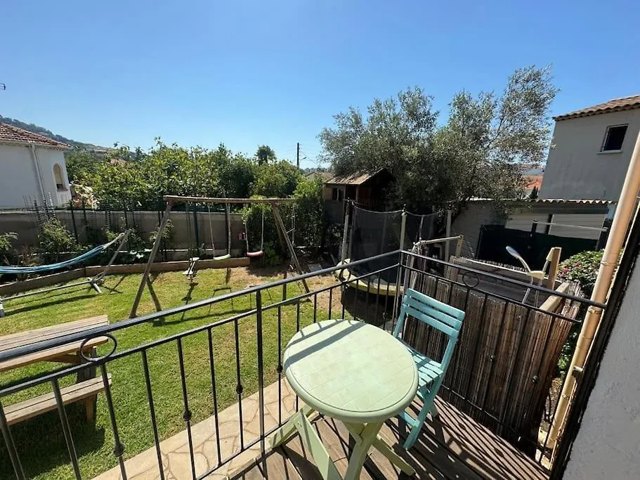 קאן Rez De Villa Avec Jardin A 6 Min Des Plages דירה